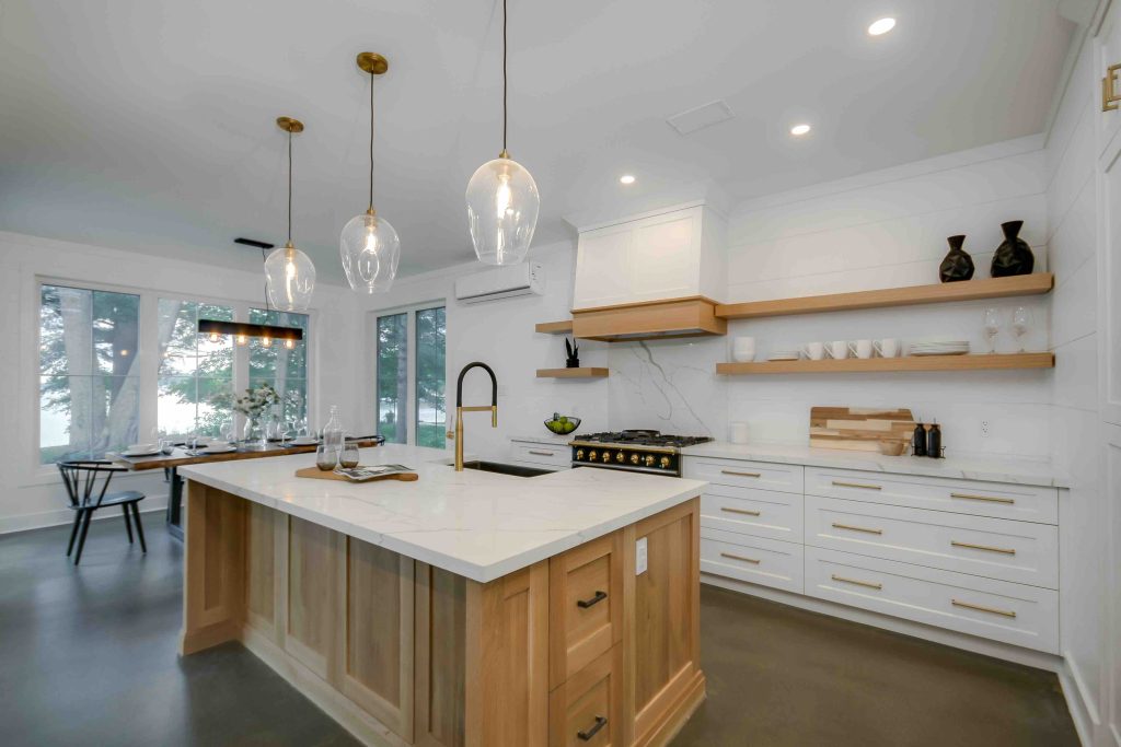 Kitchen in a lake rosseau cottage for sale